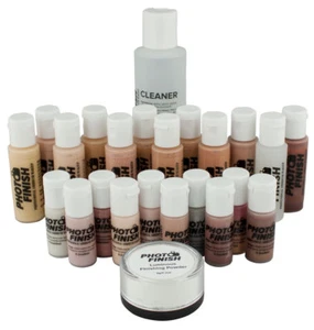 MAQUILLAJE AERÓGRAFO ACABADO FOTOGRÁFICO, KIT-DELUXE JUEGO DE 24 piezas. Acabado mate - Imagen 1 de 1