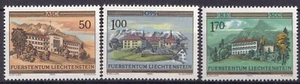 Liechtenstein 1985 Architektur Orden u. Klöster kompl. Satz Postfrisch - Imagen 1 de 1