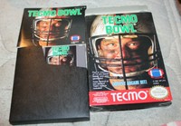 Tecmo Bowl (Nintendo Entertainment System NES 1989)  w/ Box & manual