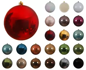 Weihnachtskugeln XXL 20cm Kunststoff Christbaumkugeln Christbaumschmuck 1 Stück - Bild 1 von 7