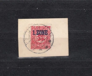 Deutsche Abstimmungsgebiete ( Schleswig ) 1920 MiNr. 18 auf Briefstück - Bild 1 von 1
