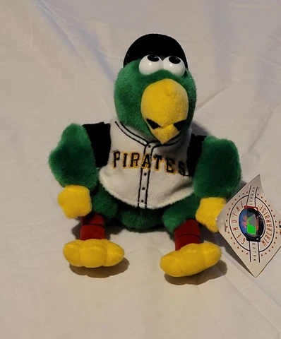 Pittsburgh Pirates MLB Baseball Mascot Green Bird Plush Toy Bean Bag 6" Cover
