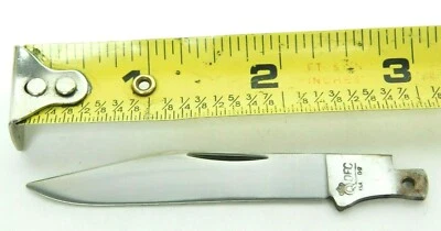 REPLACEMENT 3" CLIP BLADE QUEEN CUTLERY STOCKMAN POCKET FOLDING KNIFE QC - Image 1 of 4