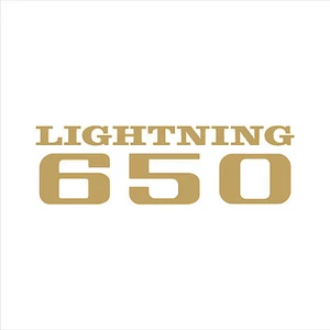 British BSA motorcycle LIGHTNING 650 emblem decal sticker SML 3.5" color options - Bild 1 von 10