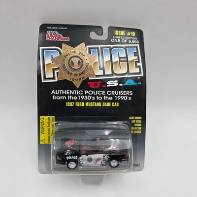 Coche Ford Mustang Dare 1997 Racing Champions Police EE. UU. 1:56 sellado limitado Foto 1 de 4