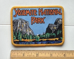 Yosemite National Park Rock Formations Souvenir Woven Patch Badge - Foto 1 di 3