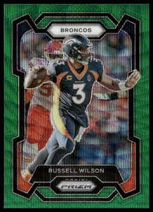 2023 Panini Prizm #93 Russell Wilson Green Wave Denver Broncos NM+ - Bild 1 von 2