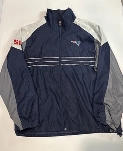 England Patriots Windbreaker Zip Up Jacket Men’s NFL Team Apparel Reebok Large - Bild 1 von 7