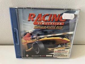 Racing Simulation 2 Monaco Grand Prix Sega Dreamcast Spiel & Handbuch CIB getestet - Bild 1 von 6