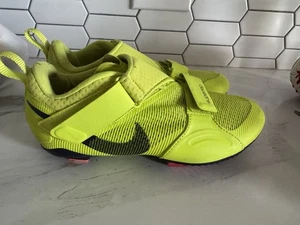 Nike Superrep Cycle Indoor Cycling Shoe Neon Yellow Womens Size 8 CJ0775 348 - Picture 1 of 7