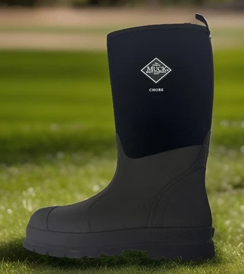 New Muck Boot Co. CHH000A Chore Classic Waterproof Tall Rubber Boots Size 10 Men - Image 1 of 4