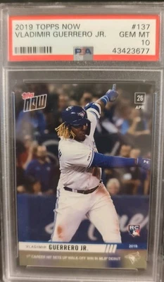 2019 Topps Now - Vladimir Guerrero Jr. #137 /19396 (RC) - Image 1 of 2