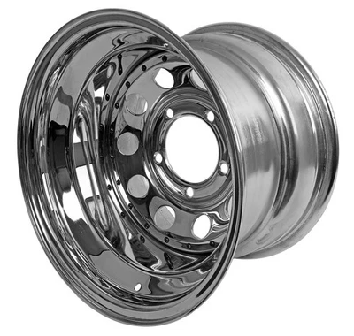 U.S. Wheel 97 Series Chrome Modular Wheel 15"x10" 5x5.5" BC Set of 2 - Image 1 of 4