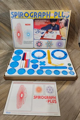 Juego de Dibujos Kenner Spirograph Plus Vintage 1982 Nº 14210 con brazo giroscópico Foto 1 de 4