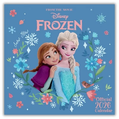 DANILO PROMOTIONS LTD 2026 Disney Frozen Square Calendar - Official Product - Anna, Elsa & Olaf