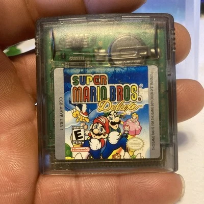 Super Mario Bros. Deluxe Nintendo Game Boy Color com estojo - Imagem 1 de 3