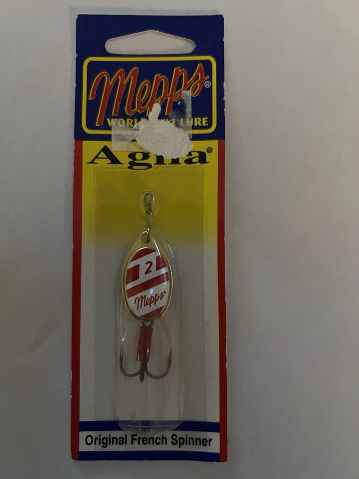 Señuelo Mepps The Worlds Aglia 1/6 OZ Original Francés Spinner F5 Foto 1 de 3