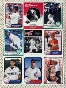 2001 Fleer Platinum 9 card lot Derek Jeter, Ichiro Suzuki - Picture 1 of 1