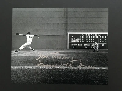 JIM LONBORG AUTOGRAPHED BOSTON RED SOX  8 X 10 PHOTO - Image 1 of 4