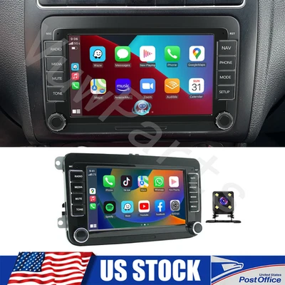 Android Car Play 7" Car Stereo Radio GPS Navi For Volkswagen Golf GTI 1.8T 2004 - Image 1 of 4
