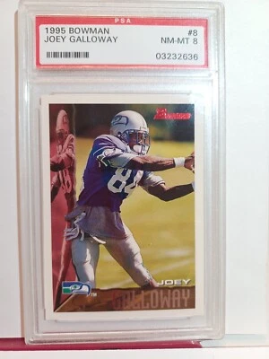 JOEY GALLOWAY & SHYRONE STITH GROUP OF 2 PSA FOOTBALL CARDS #6019 - Image 1 of 4