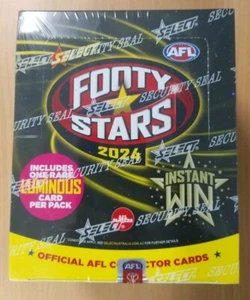 Select 2024 AFL Footy Stars 36 Packs  Sealed Box 🏉 - Picture 1 of 6