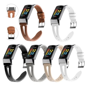 Replacement For Fitbit Charge 6 5 4 3 2 Genuine Leather Strap Wrist Watch Band - Picture 1 of 23