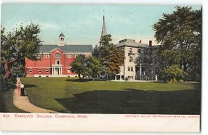 RADCLIFFE COLLEGE, CAMBRIDGE, MASSACHUSETTS c1905 UDB Postcard - Picture 1 of 2