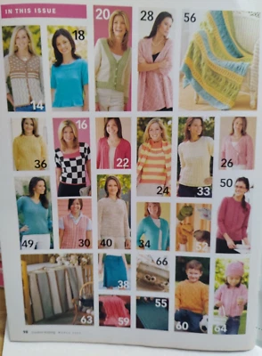 Puppets Skirt Sweater Blanket Creative Knitting Magazine March 2009 Patterns - Image 1 of 4