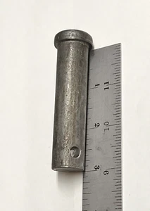 (2 Pieces) 3/4 X 3 Clevis pin steel locking pins Plain Raw .75x3 2-49/64 usable - Picture 1 of 4