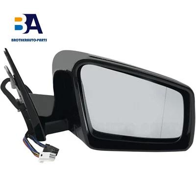 Conjunto de espelho de porta lateral direita do passageiro para Mercedes-Benz 2010 2012 2013 S550 - Imagem 1 de 4