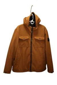 Levi's Men's XXL Camel Brown Softshell Hooded Fleece Sherpa Lined Jacket Zip Up - Picture 1 of 14