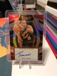 2023-24 Panini Select Isaac Okoro #SSS-OKO Silver Prizm Auto Autograph Card NBA - Picture 1 of 4