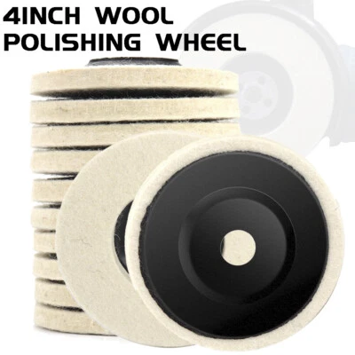 30Pcs 100mm Wool Buffing Wheel Kit Angle Grinder Polisher Deburring Abrasive Pad - Image 1 of 4
