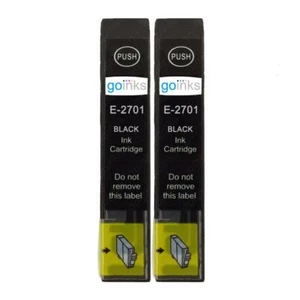 2 Negro Cartuchos de tinta para Epson Workforce WF-3620 WF-7710DWF WF-3640DTWF  - Bild 1 von 2