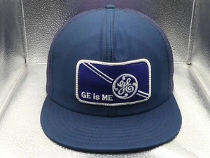 GE is Me General Electric Patch Blue White Louisville Snapback Trucker Hat Cap - Picture 1 of 12