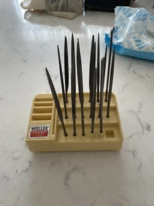 Vintage Nadel Präzisionsfeilen Set 17-teilig Vierkant flach konisch - Bild 1 von 3