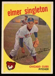 1959 Topps Baseball Elmer Singleton #548 Chicago Cubs - Bild 1 von 2