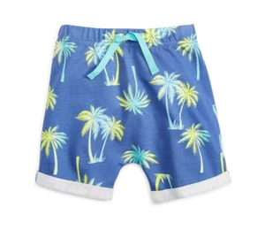 First Impressions Toddler Boys Palm Tree Shorts Color Skygaze Size 4T - Picture 1 of 1