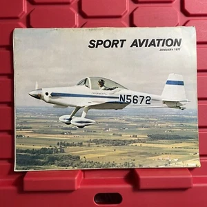 Sport Aviation Magazine Experimental Aircraft Association Vintage January 1977 - Imagen 1 de 2