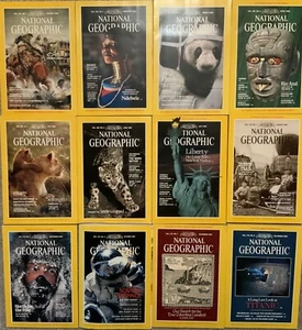 National Geographic 1996 Magazines Full Year (12 Issues) - Picture 1 of 15