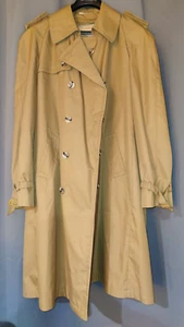 Members Only by Europe Craft Damen Zweireiher gefütterter Mantel 44 L Khaki Beige - Bild 1 von 11