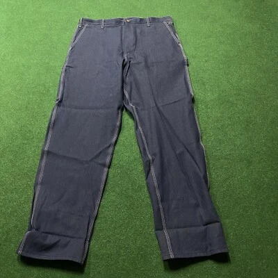 Pantalones de mezclilla oscuros vintage de los años 80 para hombre 40 azules MULESKINS 40x32 EE. UU. Foto 1 de 4