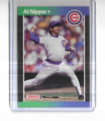 1989 Donruss #394 Al Nipper Chicago Cubs - Image 1 of 2