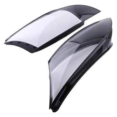 Left Right Headlamp Lens Covers Pair For Audi TT 2008-2014 Clear 8J0941029 Clear - Image 1 of 4