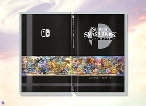"Super Smash Bros Ultimate Arte de Cubierta PERSONALIZADA para Nintendo Switch ""Oscuridad Limitada" - Imagen 1 de 3