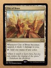 MTG Magic the Gathering 1x City of Brass Double Masters 2022 NM Free Shipping