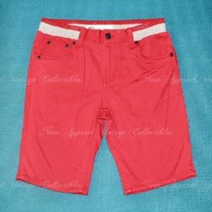 Levi's Boys Sizes 8-18 Twill Slim Fit Shorts w/Elastic Waist, Knee-Long Bermudas - Picture 1 of 4