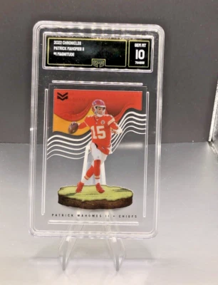 Patrick Mahomes 2022 Chronicles Magnitude #MAG-1 GMA Gem Mint 10 Acetate Chiefs - Image 1 of 3