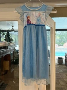 girls dress frozen disneyy xs 4/5 - Picture 1 of 5
